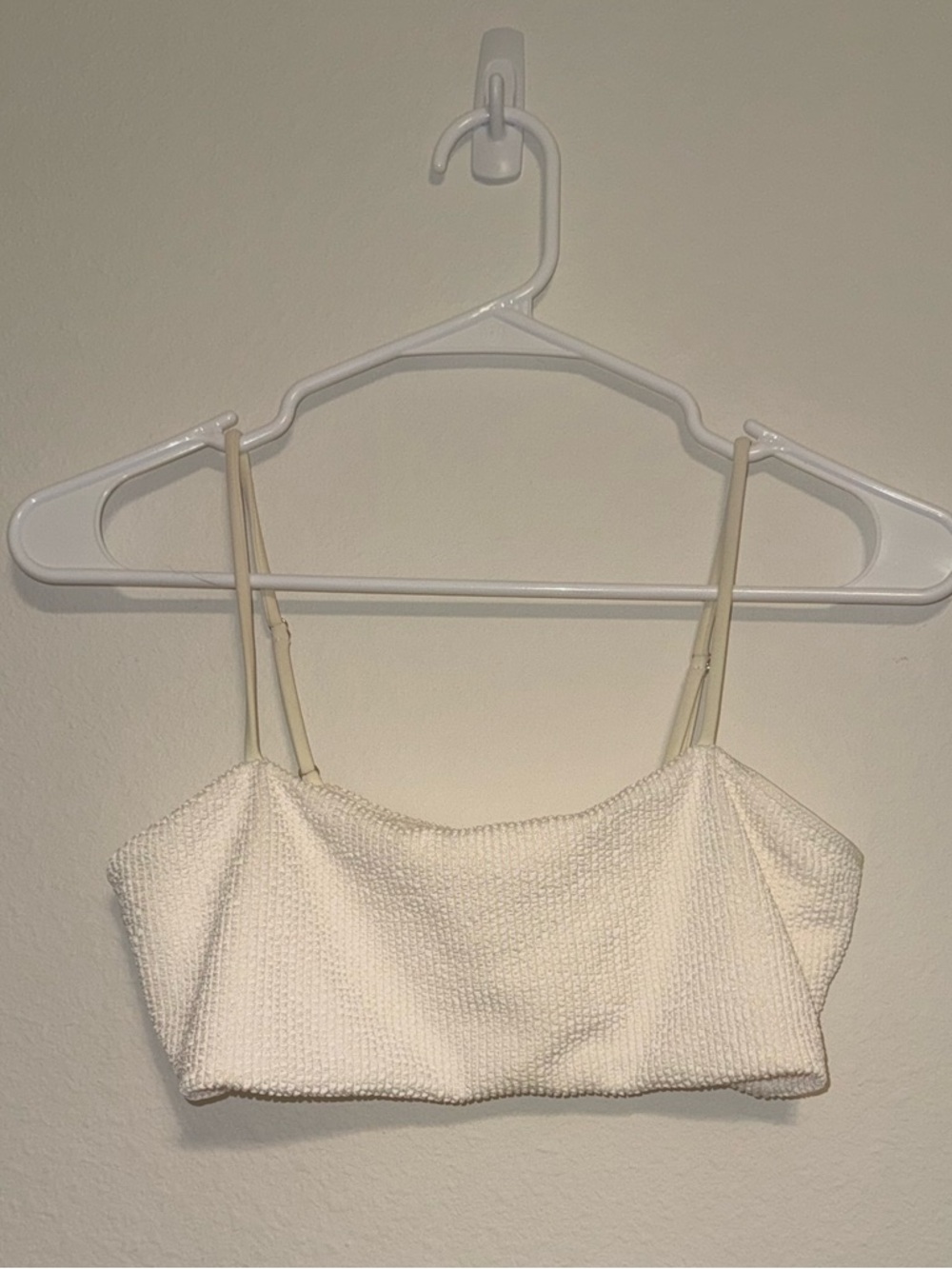 Show Me Your MUMU Destin Swim Top Ivory Scrunch - Picture 3 of 4